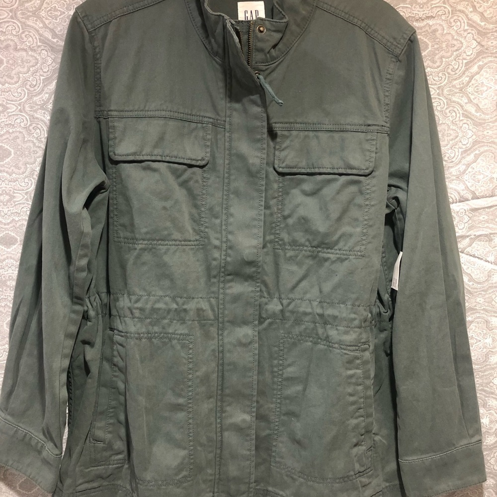 GAP Women's Olive Green Utility Field Jacket, Size XL